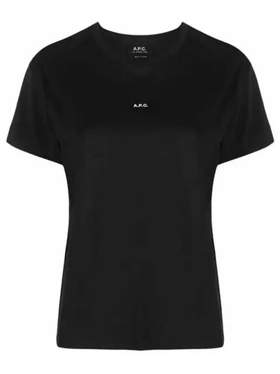 Women's Jade Logo Short Sleeve T-Shirt Black - A.P.C. - BALAAN 2