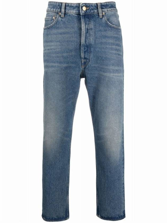 Men's Cotton Straight Jeans Blue - GOLDEN GOOSE - BALAAN 2