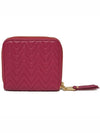 Logo Leather Half Wallet Peonia - MIU MIU - BALAAN 3