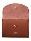 Geneve Flap Card Wallet Brown - A.P.C. - 3