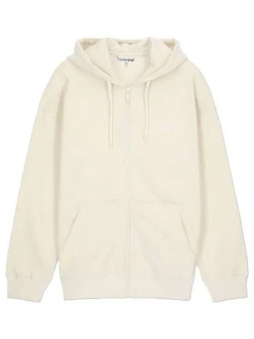 Oversized software zip up hooded egglet - GANNI - BALAAN 1