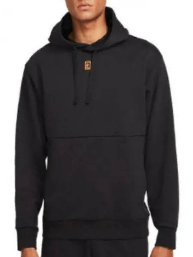 Court Fleece Tennis Hoodie Black - NIKE - BALAAN 2