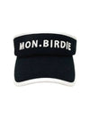 Script Sun Visor Black - MONBIRDIE GOLF - BALAAN 1