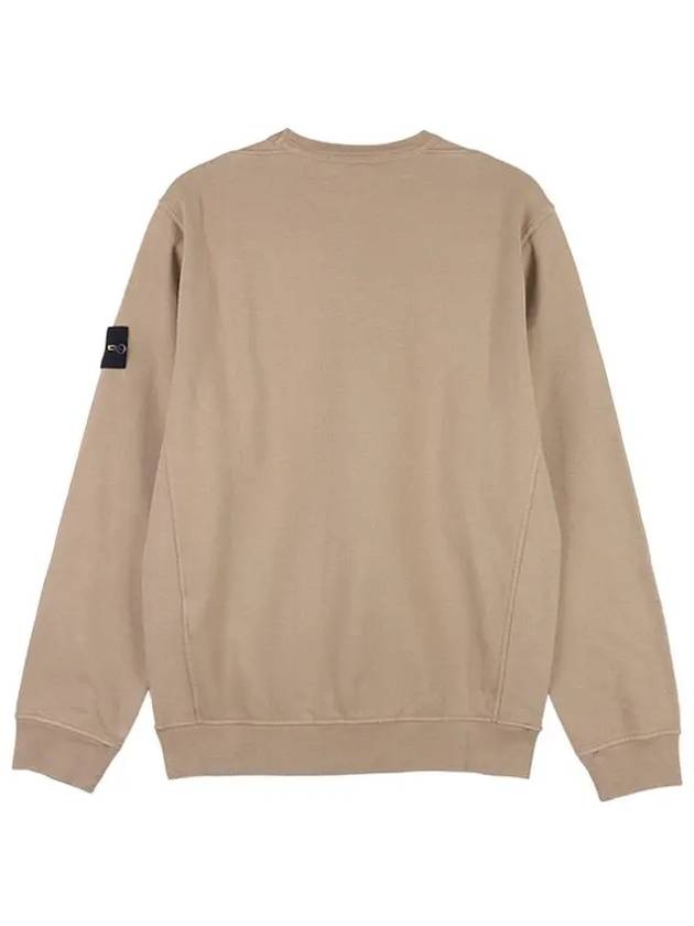 Wappen Patch Crew Neck Cotton Sweatshirt Beige - STONE ISLAND - BALAAN 3