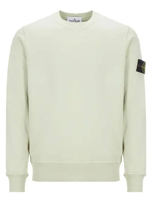 Wappen Patch Garment Dyed Sweatshirt Pistachio - STONE ISLAND - BALAAN 2