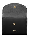 Geneve Flap Card Wallet Black - A.P.C. - BALAAN 6