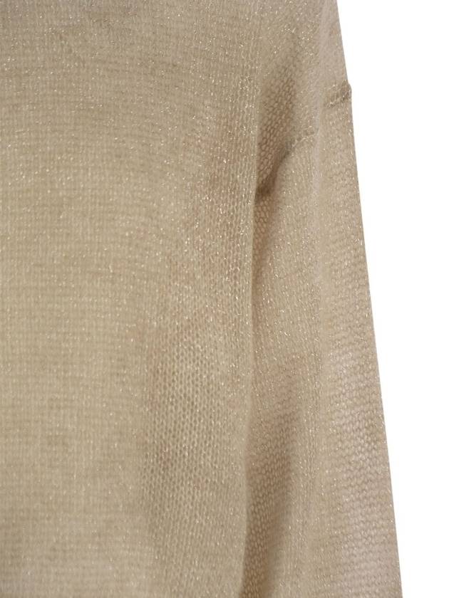 English rib sweater with monili - BRUNELLO CUCINELLI - BALAAN 4