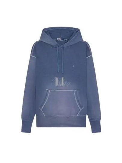 Pony Logo Embroidered Hoodie Blue - POLO RALPH LAUREN - BALAAN 2