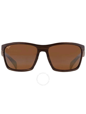 Maui Jim Makoa HCL Bronze Wrap Unisex Sunglasses H804-25W 59 - MAUI JIM - BALAAN 1