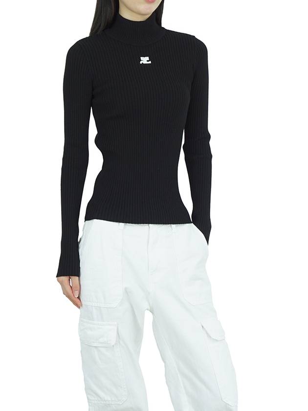 Reedition Turtle Neck Black - COURREGES - BALAAN 7