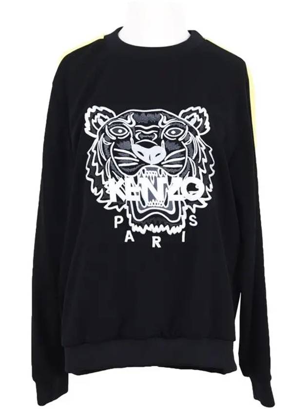 Women s Tiger Embroidery Sweatshirt Black - KENZO - BALAAN 5