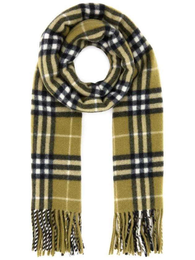 Check Cashmere Scarf Acre - BURBERRY - BALAAN 2