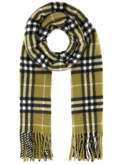 Check Cashmere Scarf Acre - BURBERRY - BALAAN 2