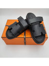 Chypre Calfskin Sandals Black - HERMES - BALAAN 5