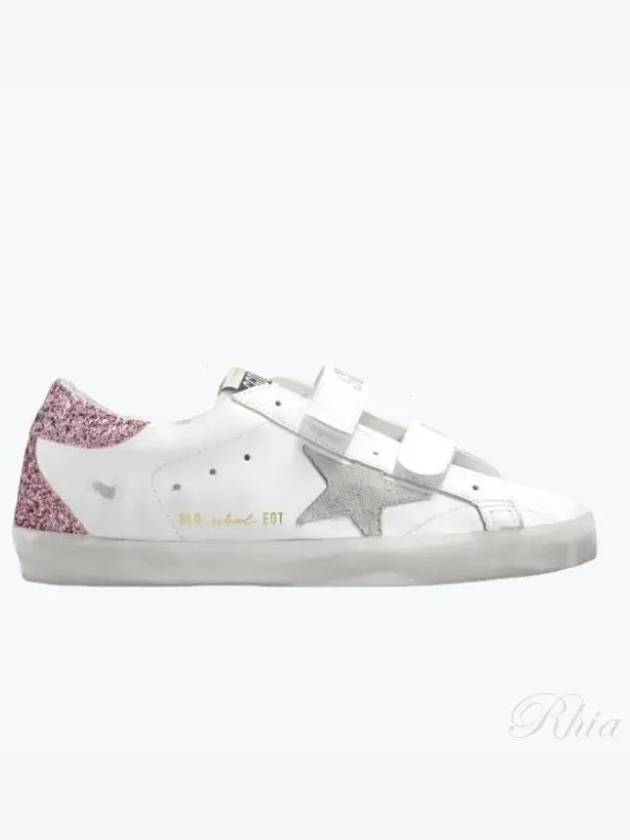 Old School Glitter Heel Tab Low Top Sneakers White - GOLDEN GOOSE - BALAAN 2