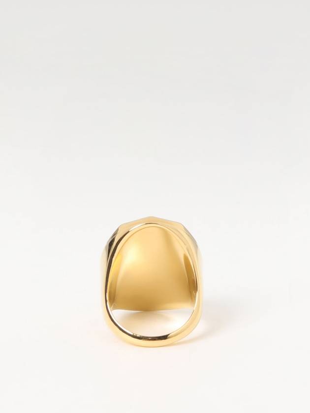 Anello The Faceted Alexander McQueen in ottone - ALEXANDER MCQUEEN - BALAAN 3