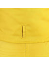 triangle logo pouch re-nylon bucket hat yellow - PRADA - 9