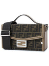 Baguette Soft Cross Bag Brown - FENDI - BALAAN 3