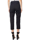 BLACK 'DENNIS FIT' side contrast pants - DSQUARED2 - BALAAN 8