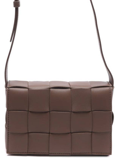 Cassette Intrecciato Small Cross Bag Taupe - BOTTEGA VENETA - BALAAN 2