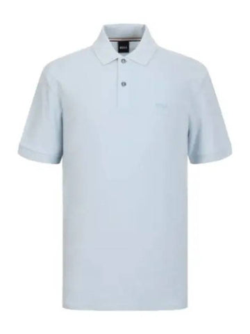 Boss Cotton Short Sleeve Shirt Collar T - HUGO BOSS - BALAAN 1