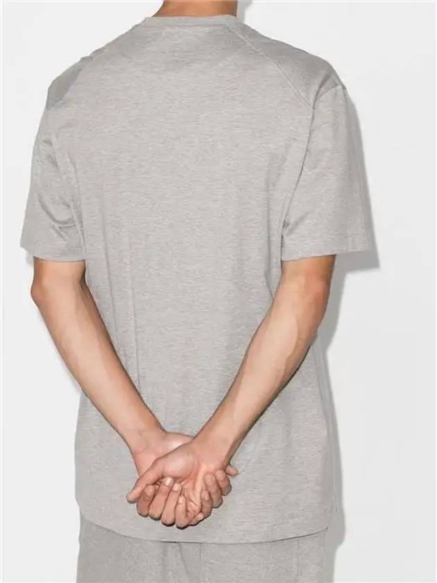 Classic Logo Cotton Short Sleeve T-Shirt Grey - Y-3 - BALAAN 6