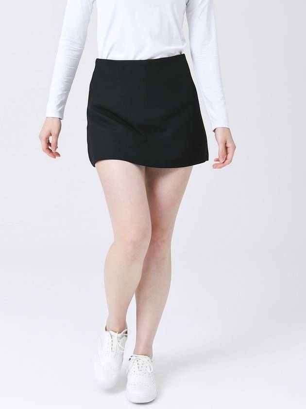 Doyou Know MC Women s Poly Span Semi A Line Underpants Black Skirt DO3242HPT011 - DOYOUKNOWMC GOLF WEAR - BALAAN 3