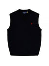 POLO RALPHLAUREN 24 Pony Logo Embroidered Knit Vest 710A33366001 - POLO RALPH LAUREN - BALAAN 2