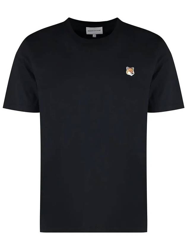 Fox Head Patch Classic Short Sleeve T-Shirt Black - MAISON KITSUNE - BALAAN 3