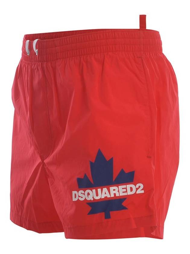 logo print drawstring swimsuit shorts D7B5F5600 - DSQUARED2 - BALAAN 3