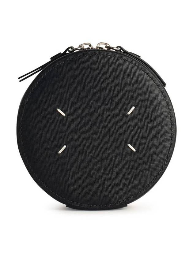 Micro Circle Leather Cross Bag Black - MAISON MARGIELA - BALAAN 2