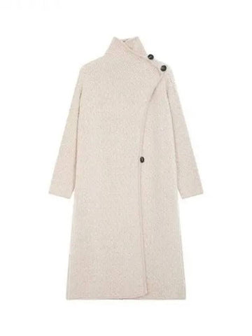 Women s zigzag tissue knit coat beige 271613 - EMPORIO ARMANI - BALAAN 1