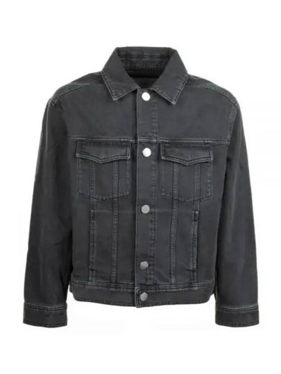 Trucker Denim Jacket Black - AMI - BALAAN 2