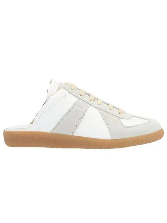 Women's Replica Cut Out Mule Low Top Sneakers White - MAISON MARGIELA - BALAAN 2