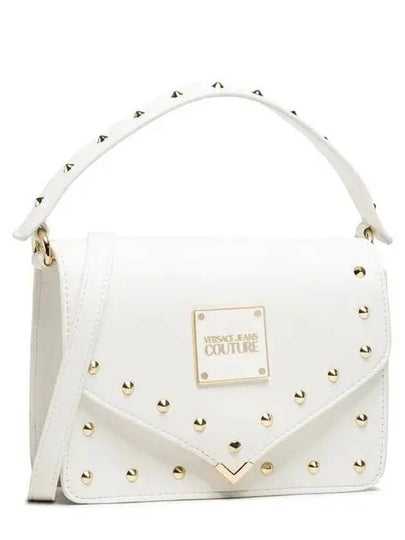 Studded Cross Bag White - VERSACE - BALAAN 2