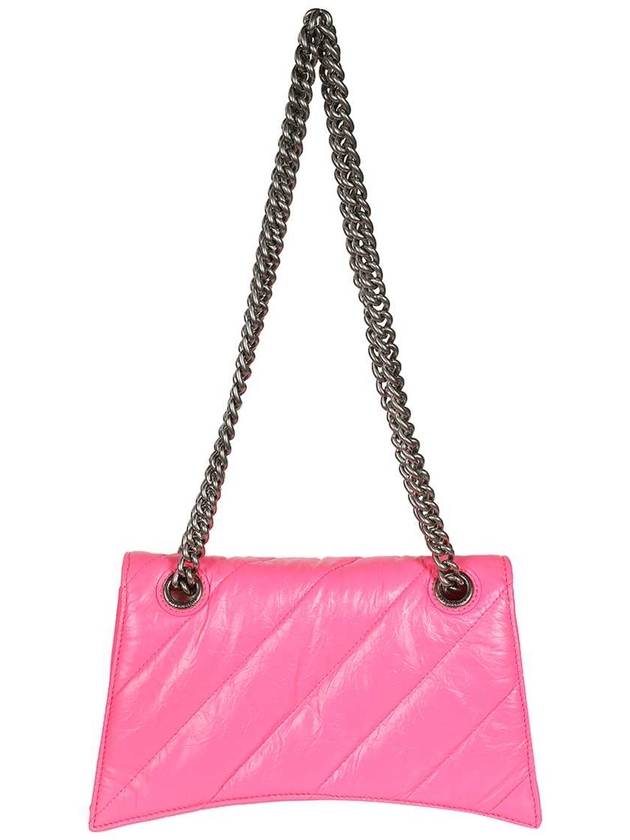 Crush Chain Shoulder Bag Pink - BALENCIAGA - BALAAN 3