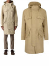 Men's Yael Gabardine Hooded Parka Beige - A.P.C. - BALAAN 2