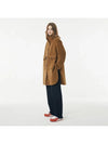 Wool Cape Coat Camel - VOYONN - BALAAN 3