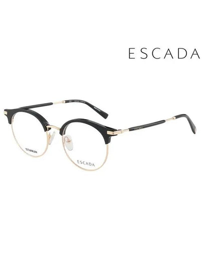 Glasses Frame VES A88F 0700 Round Titanium Men Women - ESCADA - BALAAN 2