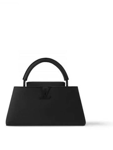 Shoulder Bag Cross Capucine East West MM All Black M23947 - LOUIS VUITTON - BALAAN 1