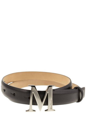 MCLASSIC20 - Monogram leather belt - MAX MARA - BALAAN 1