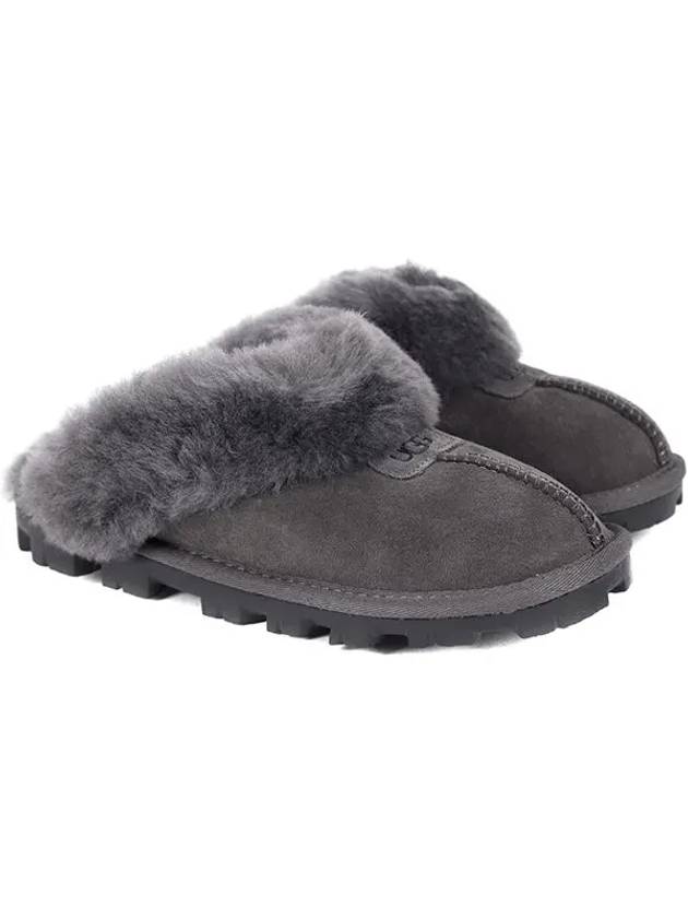 Women's Coquette Slippers Dark Grey - UGG - BALAAN 3