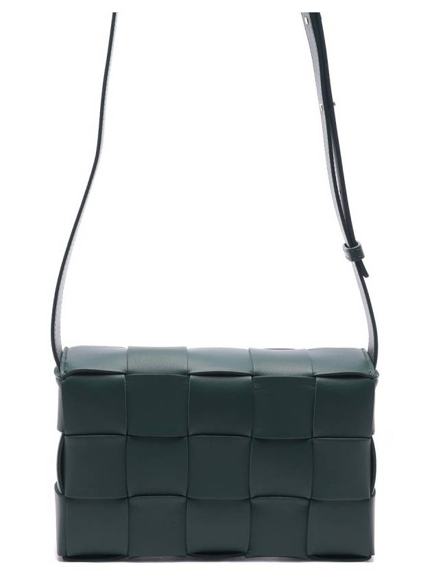 Intrecciato Cassette Cross Bag Green - BOTTEGA VENETA - BALAAN 5