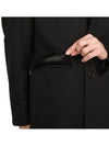 Wool Cashmere Tailored Single Coat Black - BURBERRY - BALAAN 11