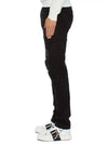 Lens Detail Tapered Straight Pants Black - CP COMPANY - BALAAN 5