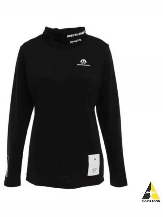 Golf wear high neck women s long sleeve t shirt HCW 2C AA05 BLACK - HORN GARMENT - BALAAN 1