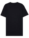 Men's T Diego D Patch Short Sleeve T-Shirt Black - DIESEL - BALAAN 3