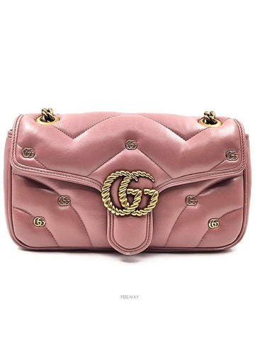 Marmont Matrace Shoulder Bag 443497 - GUCCI - BALAAN 1