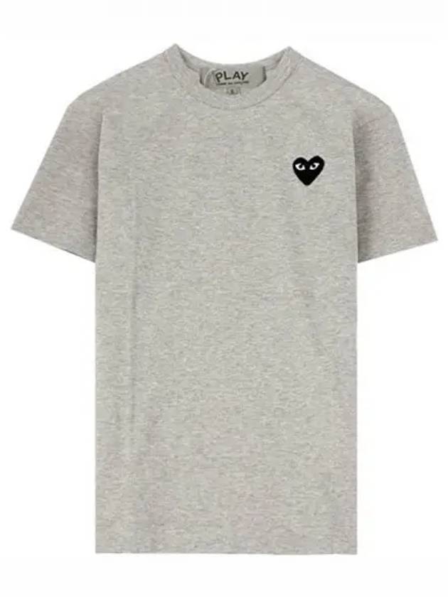 YZ T006 051 1 Wappen Round Short Sleeve T Shirt Gray Men s TEO 270240 - COMME DES GARCONS - BALAAN 1