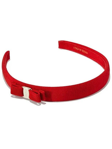 Vara Bow Headband Red - SALVATORE FERRAGAMO - BALAAN 1